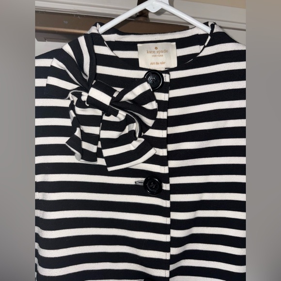 Kate Spade Girl Striped Swing Jacket/Size 12/NEW Condition - Picture 2 of 5